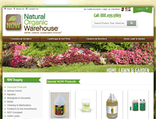 Tablet Screenshot of gardens.naturalorganicwarehouse.com